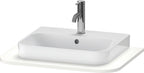 weiß / Mitteldichte Faserplatte MDF / DU Konsole m.1Aus.HappyD2+, 16x650x480mm , weiß seidenmatt