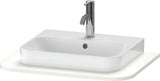 Duravit Konsole Happy D.2+ 650x480mm Weiß Hochglanz mit 1 Ausschnitt