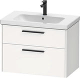DURAVIT D-Code 2.0 Waschtischunterbau 784 mm Eiche Marmor mit Soft-Close