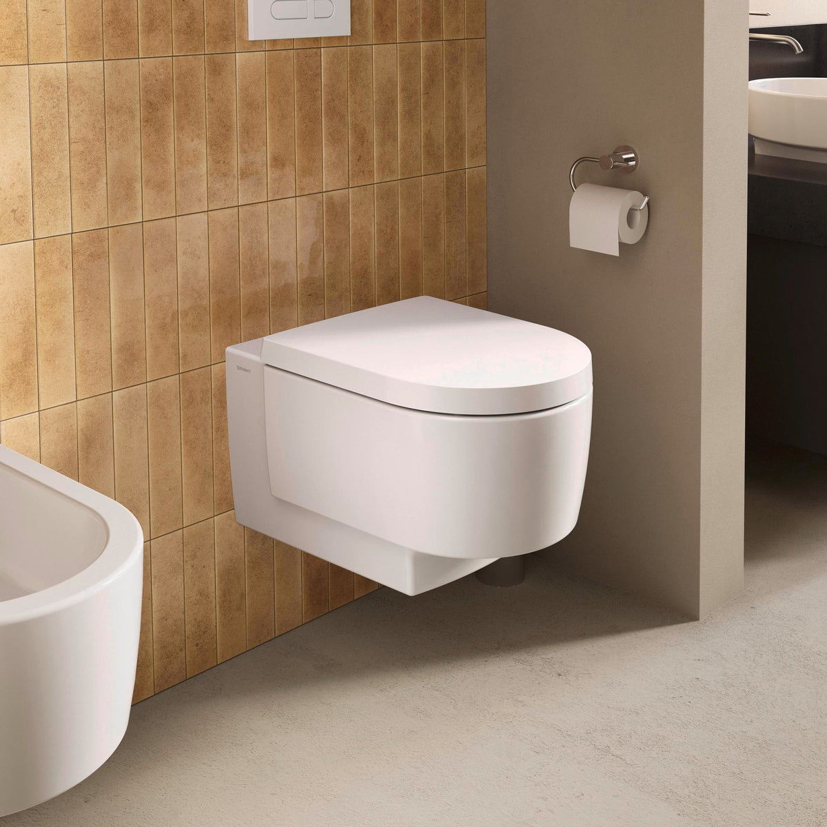 Duravit DuraSystem A1 Betätigungsplatte mechanisch für WC – Dual Flush, weiß, flächenbündig