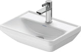 DURAVIT D-Neo Handwaschbecken 450 mm weiß mit WonderGliss – Wandhängend, 1 Hahnloch