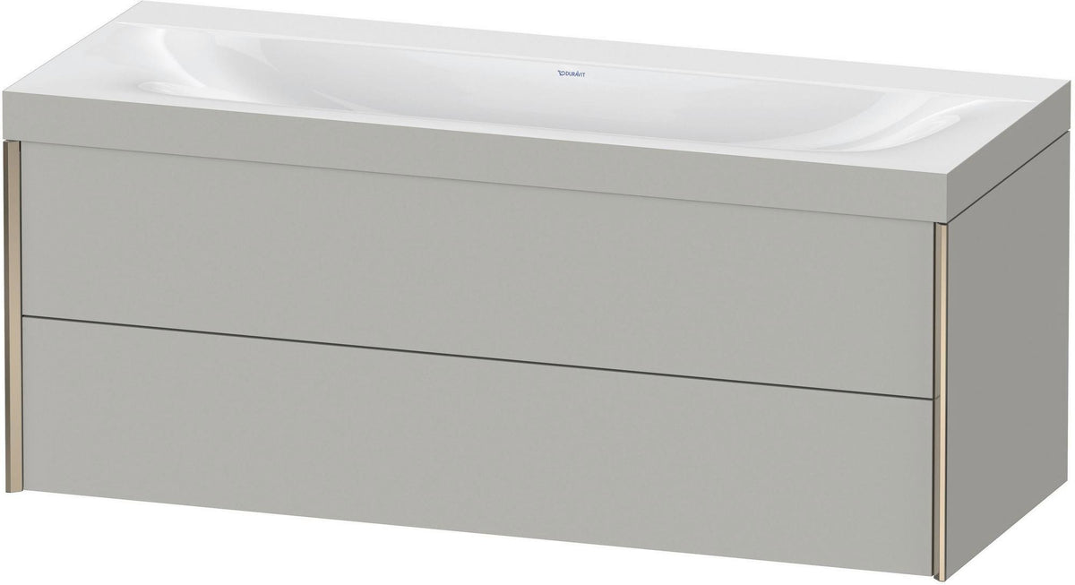 DURAVIT XViu c-bonded Waschtischunterbauset 1200 mm wandhängend mit 2 Schubkästen