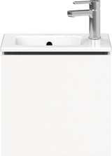 Duravit L-Cube Waschtischunterbau 420 mm wandhängend, 1 Tür rechts, weiß matt – Christian Werner Design