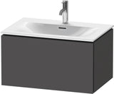 Duravit L-Cube Waschtischunterbau wandhängend 720 mm weiß matt mit 1 Auszug und Tip-On-Technik
