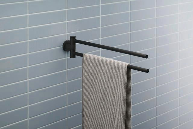 DURAVIT D-Code Handtuchhalter 2-armig schwenkbar 447 mm Chrom
