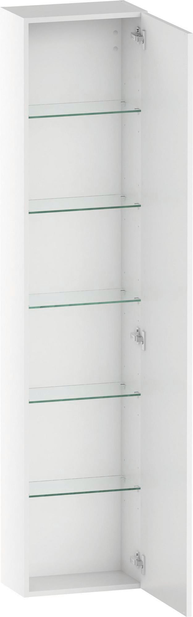 DURAVIT DuraStyle Hochschrank 400 mm betongrau matt, 1 Tür links, Soft-Close