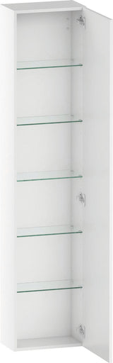 DURAVIT DuraStyle Hochschrank 400 mm betongrau matt, 1 Tür links, Soft-Close