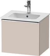 DURAVIT D-Neo Waschtischunterbau 510 mm Eiche Schwarz Matt mit Bronze Griff