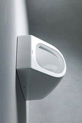 Duravit Urinal ME by Starck rimless mit Fliege, Batteriebetrieb, weiß – 350x300x605 mm
