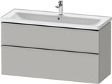 DURAVIT D-Neo Waschtischunterbau 1184 mm Eiche Schwarz mit Bronze Griff