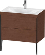 DURAVIT XViu c-bonded Waschtischset 800 mm mit 2 Auszügen, bodenstehend, Soft-Close