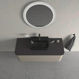 DURAVIT Happy D.2+ Konsolenwaschtischunterbau 1300 mm taupe supermatt mit Tip-On Technik und LED-Innenbeleuchtung
