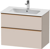Duravit D-Neo Waschtischunterbau 810 mm betongrau matt mit Soft-Close-Auszug