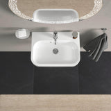 DURAVIT Happy D.2 Möbel-Handwaschbecken 500 mm mit Überlauf und Hahnlochbank, weiß