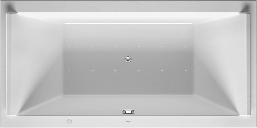 DURAVIT Starck Whirlwanne 1800x900 mm mit Air-System, 2 Rückenschrägen und 12 Luftdüsen in Weiß