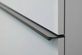 DURAVIT D-Neo Konsolenwaschtischunterbau 1200 mm Eiche Schwarz Matt mit Bronze Griff