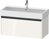 DURAVIT Ketho.2 Waschtischunterbau 984 mm betongrau matt mit 1 Auszug, wandhängend