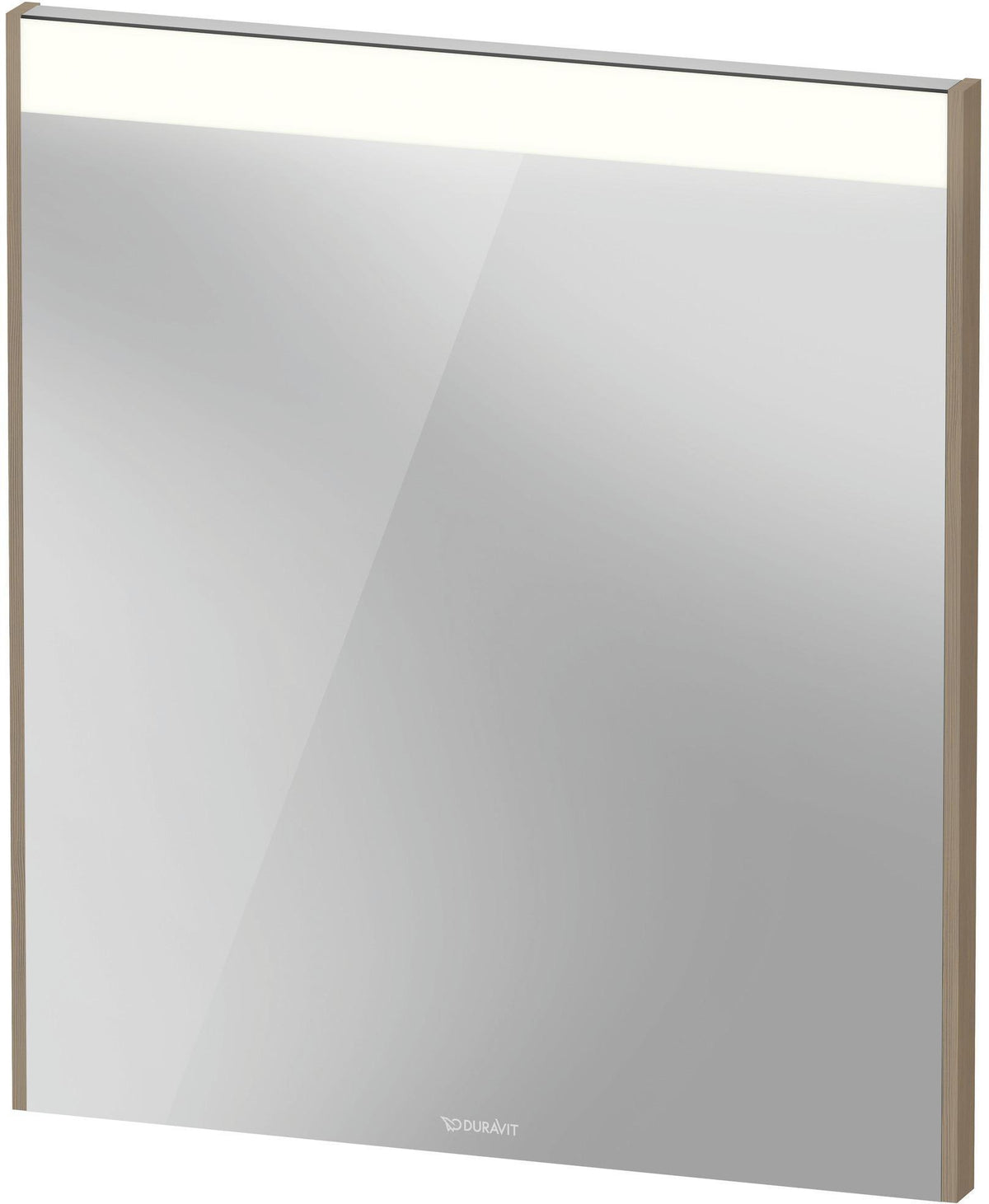 DURAVIT Brioso Spiegelschrank mit Beleuchtung 700x620x45 mm Eiche Natur – Badspiegel mit LED