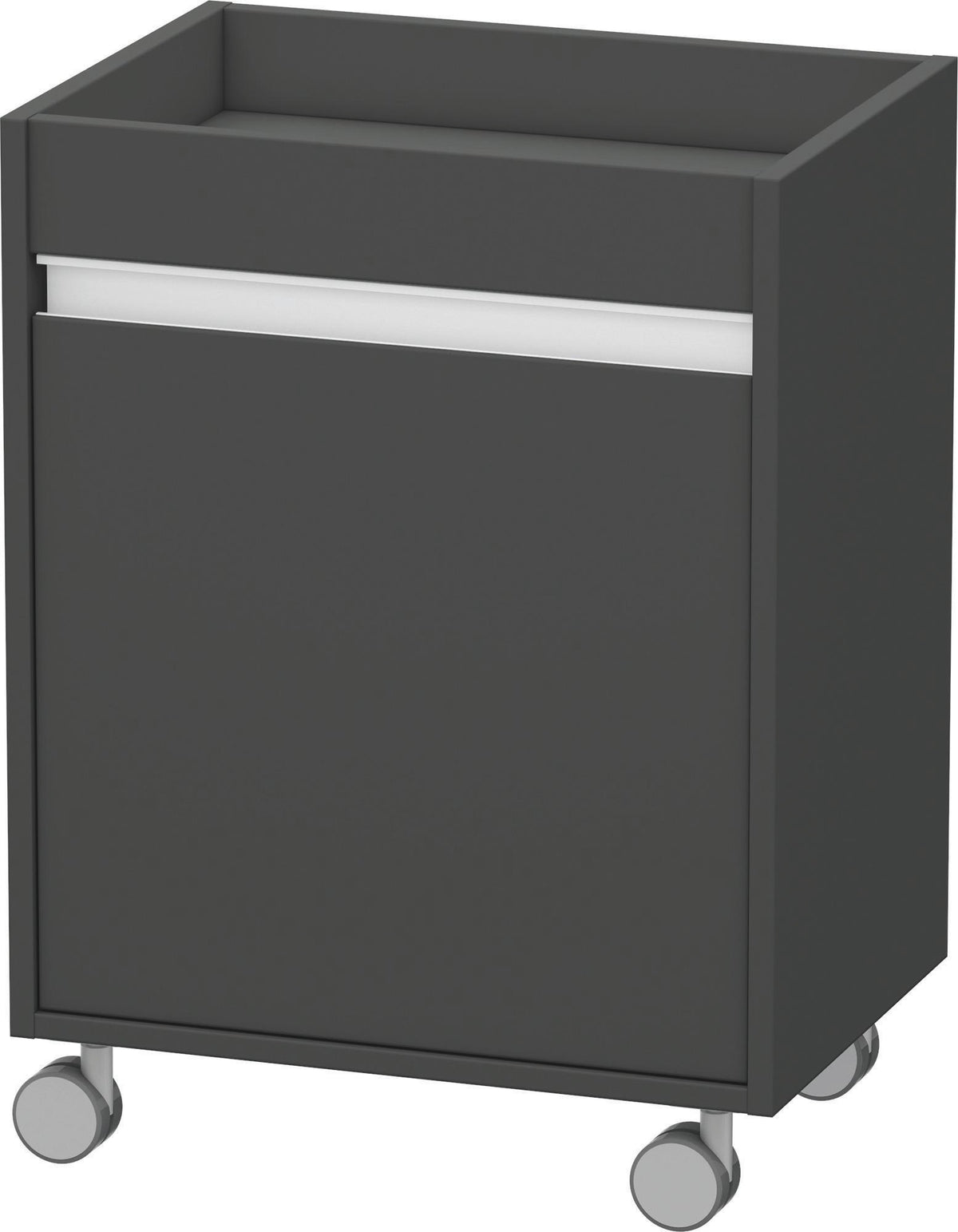 DURAVIT Rollcontainer Ketho 360x500x670mm, 1 Tür, Anschlag links, weiß matt