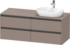 basalt matt / 4 Schubkästen / rechts