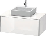 Duravit XSquare Waschtischunterbau 1000 mm wandhängend – s-matt, für Konsole