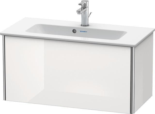 Duravit XSquare Waschtischunterbau 810 mm – wandhängend, Seidenmatt, für ME by Starck
