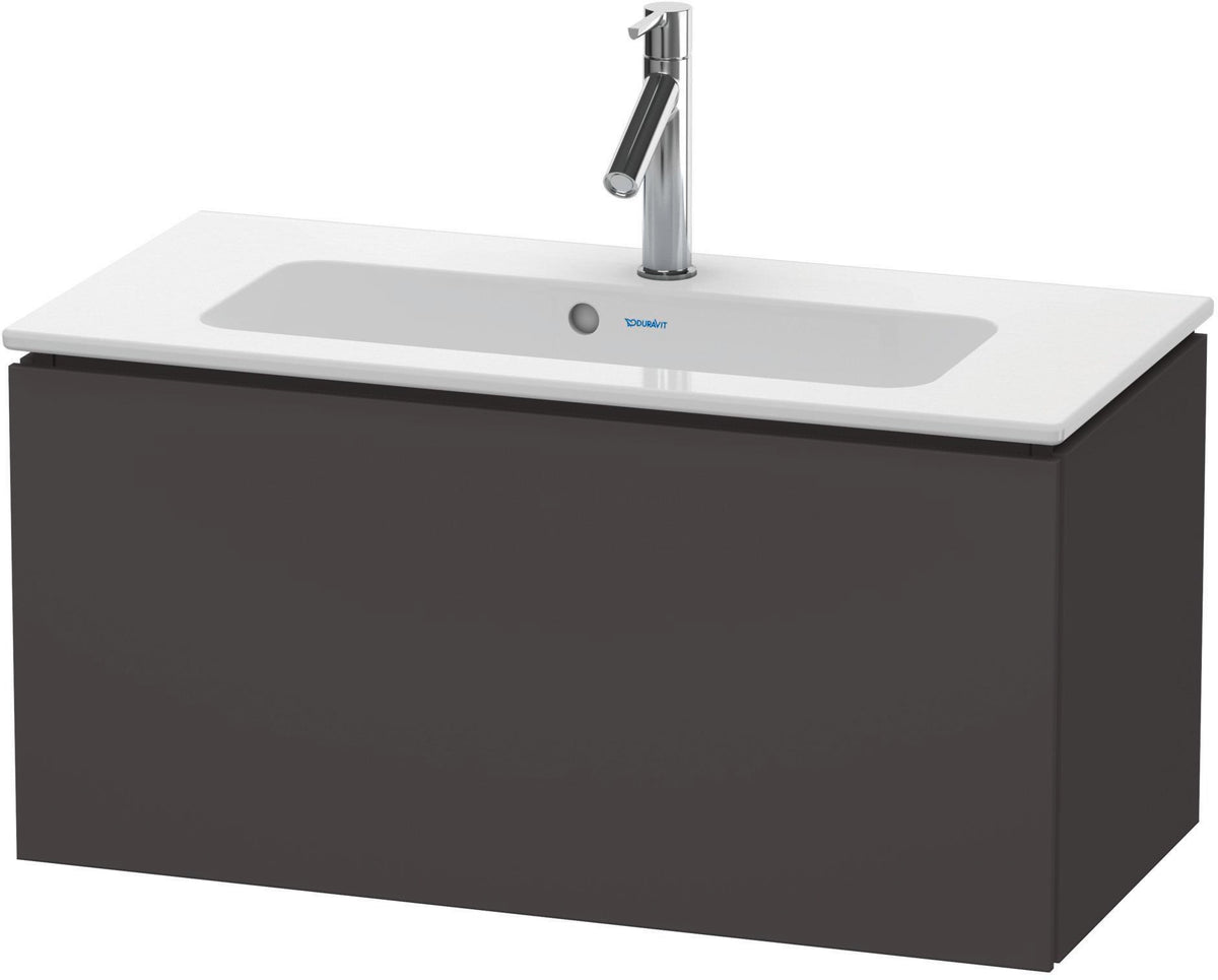 Duravit L-Cube Waschtischunterbau 820 mm Weiß Matt mit 1 Auszug und Tip-On-Technik