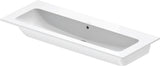 DURAVIT ME by Starck Möbelwaschtisch 1230 mm weiß mit Überlauf, ohne Hahnloch