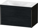 DURAVIT XViu c-bonded Waschtischset wandhängend 800x480x503mm mit 2 Schubkästen, Push-Open und Soft-Close