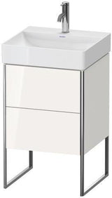 Duravit XSquare Waschtischunterbau 731x484x460 mm, 2 Auszüge, weiß matt, bodenstehend