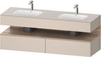 weiß / QA EWT m.Kon-WTU,1600x550x600mm,WPl:2 Ni-Bel,Taupe Superm,Ni:Eiche Marm.M,Dek