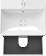 DURAVIT XSquare Waschtischunterbau 584 mm – Wandhängend mit Schubkasten und Siphonausschnitt
