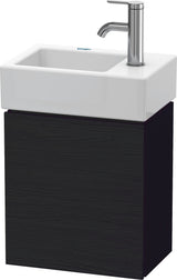 DURAVIT L-Cube Waschtischunterbau betongrau matt, 1 Tür, Anschlag links, wandhängend