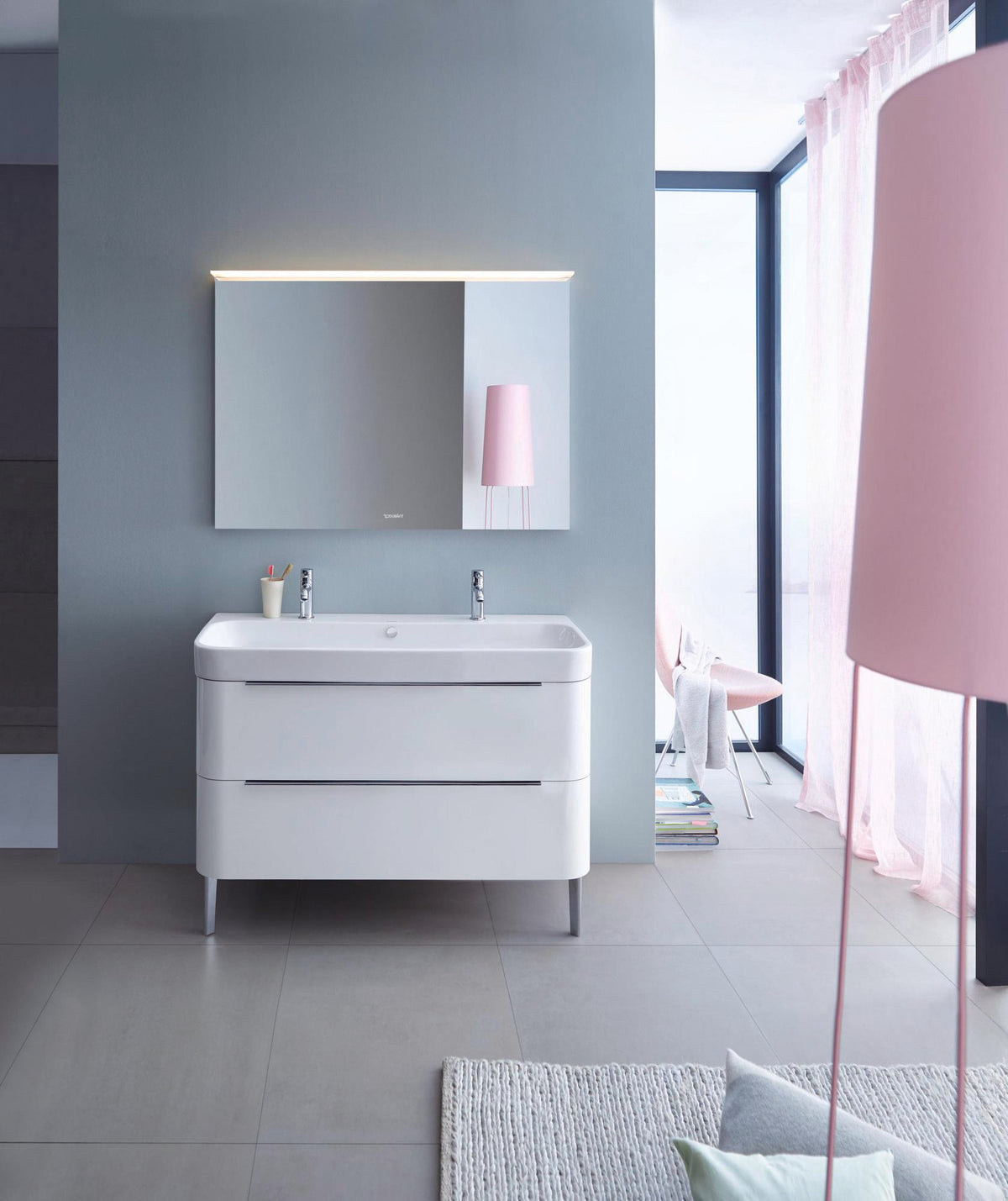 DURAVIT Stonetto Duschwanne 1400x800x50 mm Mineralguss Weiß Matt – Bodenbündig & Rutschhemmend