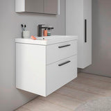DURAVIT D-Code Spiegelschrank 800 mm mit LED-Beleuchtung, 2 Türen, Eiche Marmor