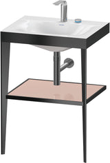 DURAVIT XViu c-bonded Waschtischset 600 mm champagner matt apricot pearl