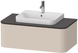 Duravit Konsolenunterschrank Happy D.2 Plus 1000 mm taupe supermatt mit Tip-On-Technik