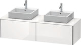 Duravit XSquare Waschtischunterbau 1600 mm wandhängend 2 Auszüge Sanitär-Ahorn seidig-matt