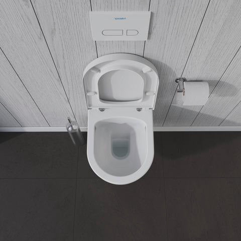 DURAVIT Wand-WC ME by Starck 480 mm Weiß Seidenmatt Rimless Tiefspüler
