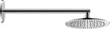 DURAVIT Kopfbrause D240 mm Schwarz Matt – Wand- und Deckenmontage, verstellbarer Kopf