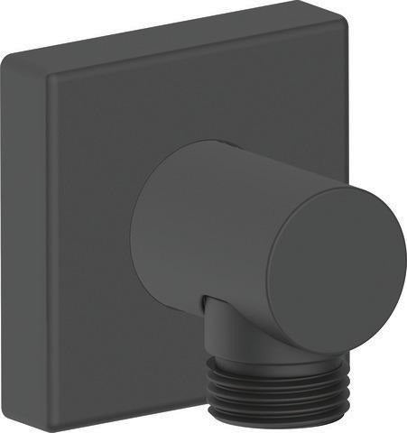 DURAVIT Wandanschlussbogen 55x102 mm eckig Chrom mit Rosette – 1/2 Zoll