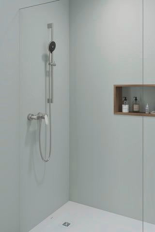 Duravit Brausestange 900 mm Gold Poliert – Höhenverstellbar mit verdeckter Befestigung