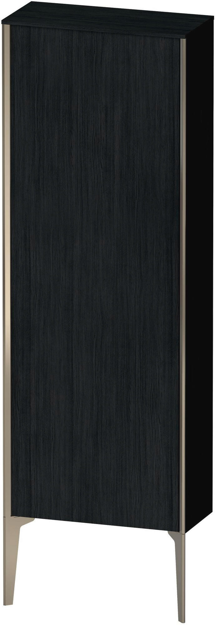 Duravit XViu Halbhochschrank 1330 mm Eiche mit Tip-on Technik und Soft-Close