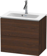 Duravit L-Cube Waschtischunterbau 620 mm Weiß Matt mit 2 Schubkästen und Tip-On Technik