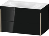 DURAVIT XViu c-bonded Waschtischset 800 mm wandhängend mit 2 Schubkästen und Tip-on-Technik