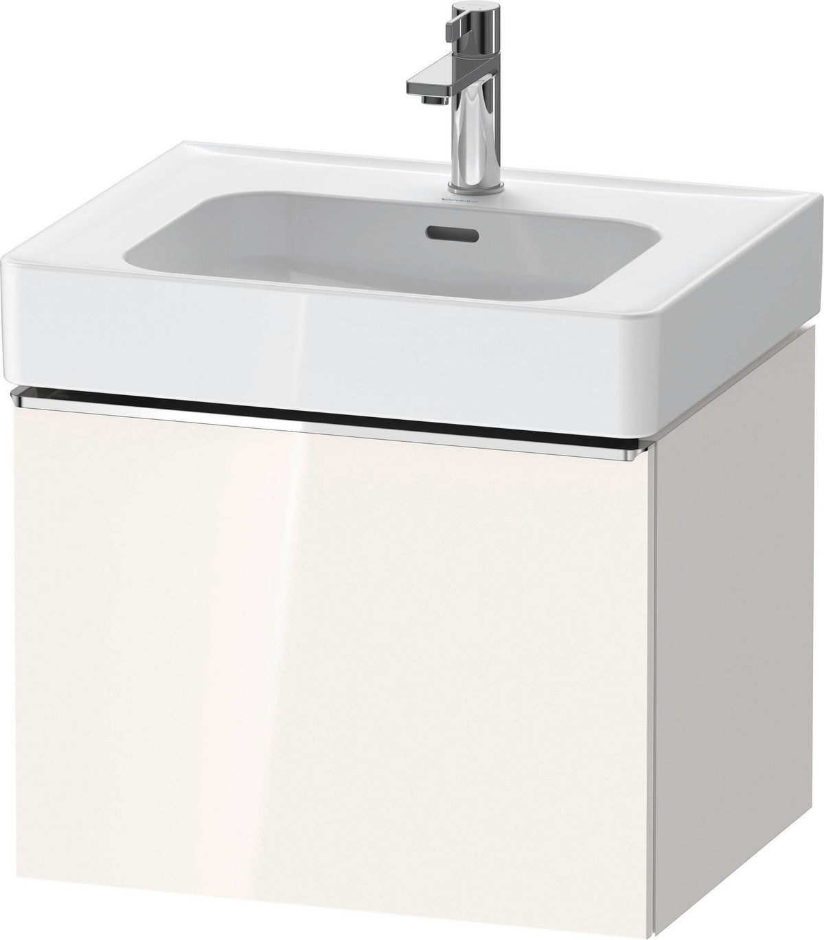 DURAVIT D-Neo Waschtischunterbau 584 mm Eiche Schwarz Matt mit Bronze Griff
