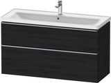 DURAVIT D-Neo Waschtischunterbau 1184 mm Eiche Schwarz mit Bronze Griff