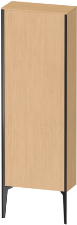 Duravit XViu Halbhochschrank 1330 mm Eiche Natur mit Tip-on und Soft-Close