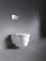 DURAVIT Wand-WC ME by Starck 570 mm spülrandlos mit WonderGliss Weiß