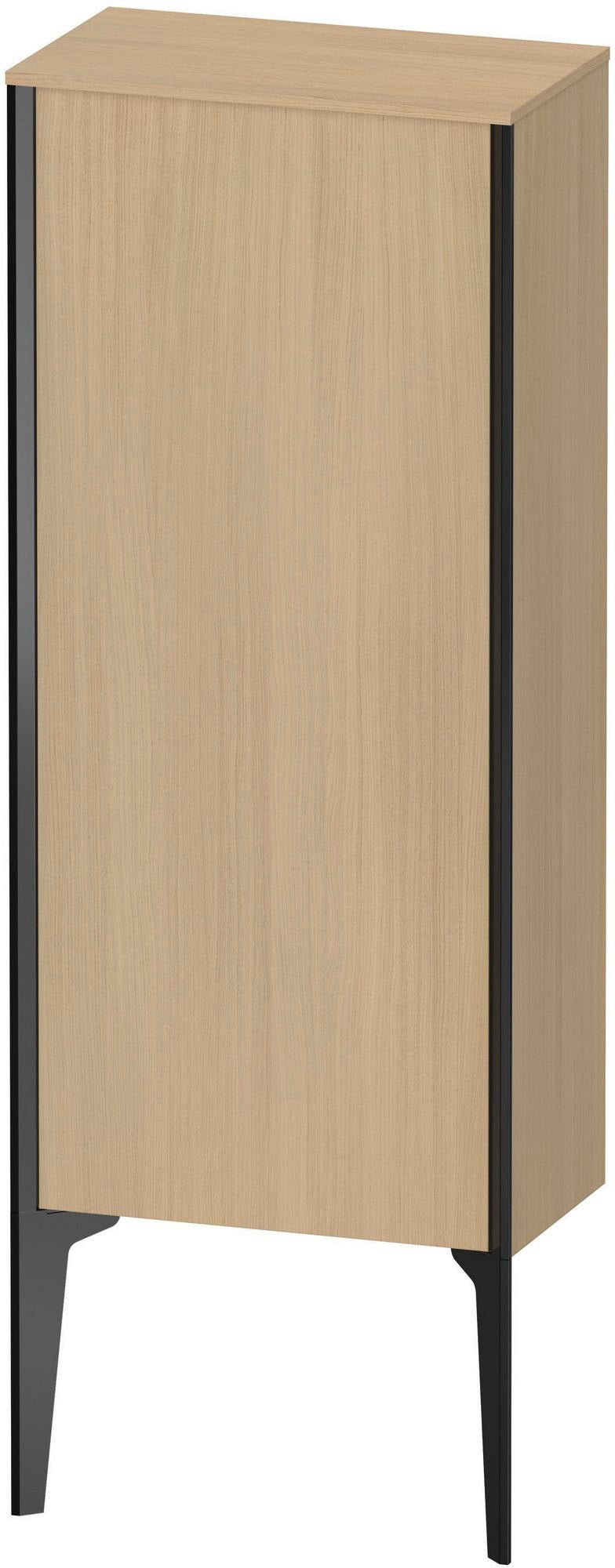 Duravit XViu Halbhochschrank 400 mm rechts mediterrane Eiche matt mit Tip-on Technik